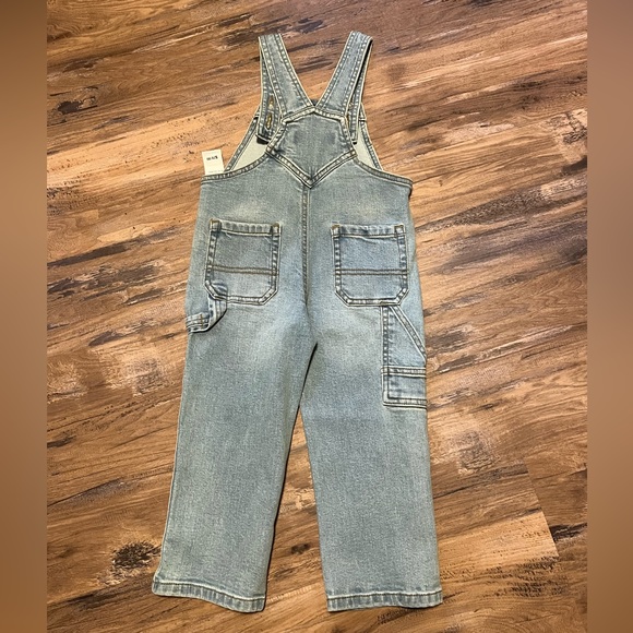 Old Navy Light-Wash Jean Painter Overalls - Picture 2 of 3
